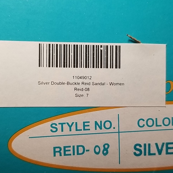 Birk Style Silver Sandals. - Picture 4 of 4